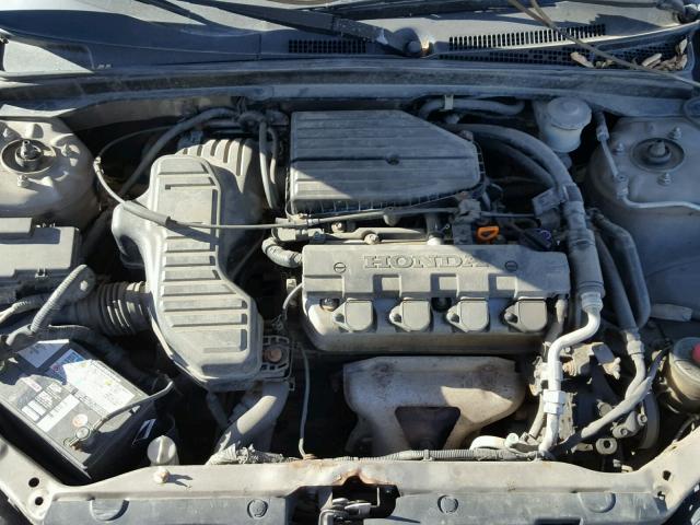 2HGES16301H910978 - 2001 HONDA CIVIC DX GOLD photo 7