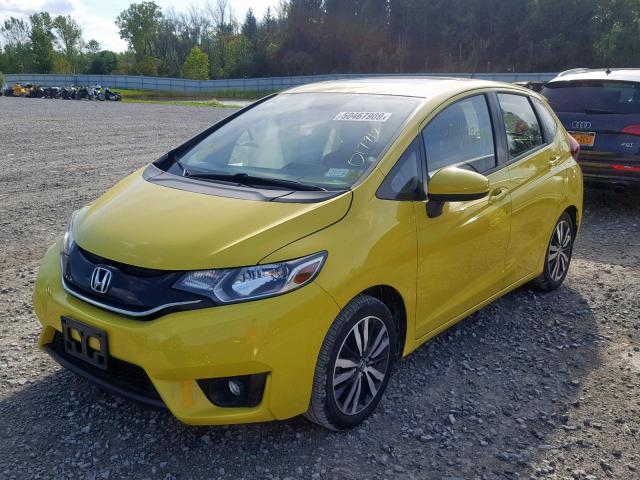 JHMGK5H72GS015829 - 2016 HONDA FIT EX GREEN photo 2