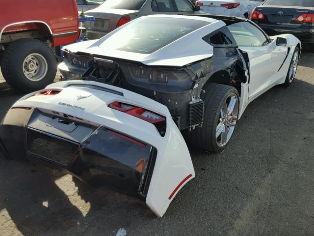 1G1YK2D76F5105260 - 2015 CHEVROLET CORVETTE S WHITE photo 4