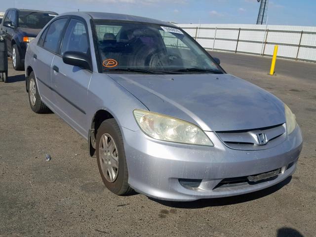 2HGES16314H556747 - 2004 HONDA CIVIC DX V SILVER photo 1