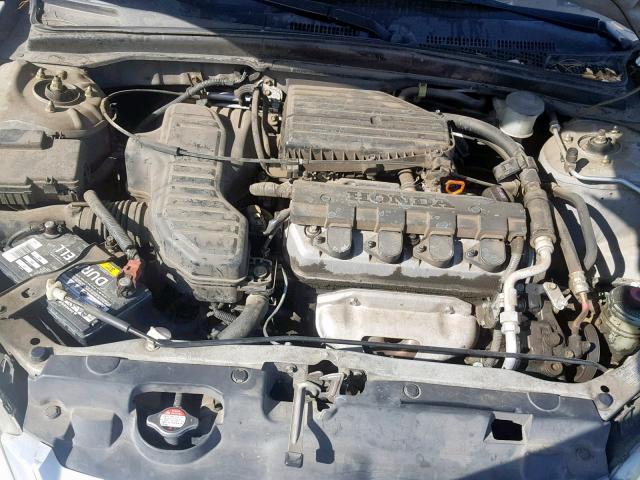 2HGES16314H556747 - 2004 HONDA CIVIC DX V SILVER photo 7