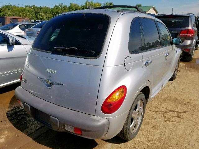 3C8FY68B12T245177 - 2002 CHRYSLER PT CRUISER SILVER photo 4