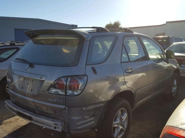 JTJGF10U820121896 - 2002 LEXUS RX 300 SILVER photo 4