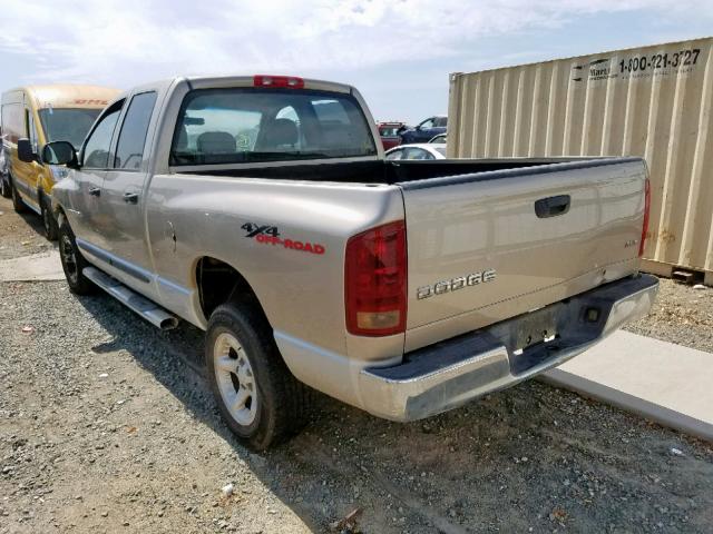 1D7HU18D04J177898 - 2004 DODGE RAM 1500 S GOLD photo 3