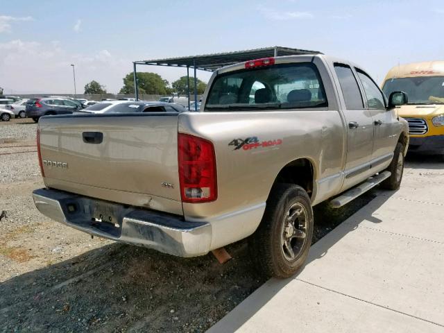 1D7HU18D04J177898 - 2004 DODGE RAM 1500 S GOLD photo 4