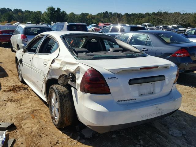 2G2WP552761233565 - 2006 PONTIAC GRAND PRIX WHITE photo 3