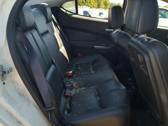 2G2WP552761233565 - 2006 PONTIAC GRAND PRIX WHITE photo 6