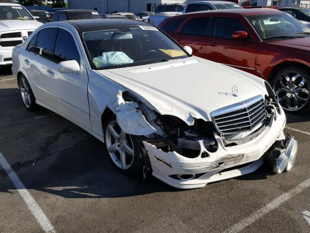 WDBUF56X58B290042 - 2008 MERCEDES-BENZ E 350 WHITE photo 1