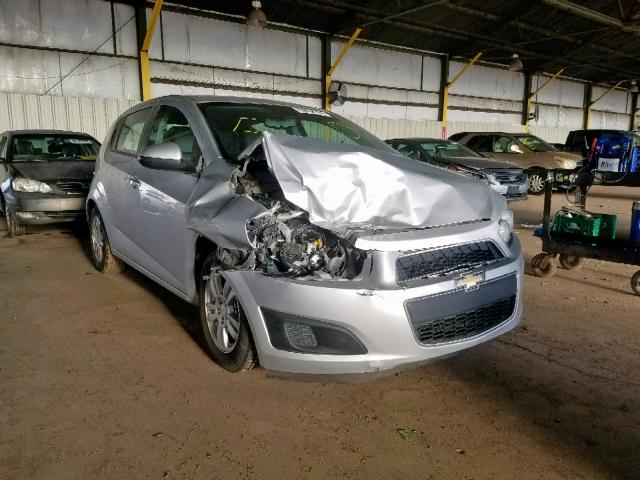 1G1JA6SH8C4203487 - 2012 CHEVROLET SONIC LS SILVER photo 1