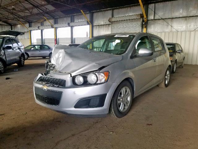 1G1JA6SH8C4203487 - 2012 CHEVROLET SONIC LS SILVER photo 2