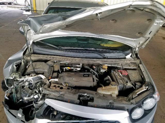 1G1JA6SH8C4203487 - 2012 CHEVROLET SONIC LS SILVER photo 7