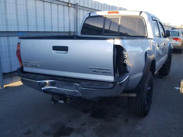 5TEJU62N882592490 - 2008 TOYOTA TACOMA PRE SILVER photo 4