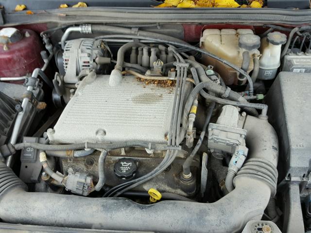 1G1ZT54834F141829 - 2004 CHEVROLET MALIBU LS Tünd qırmızı foto 7