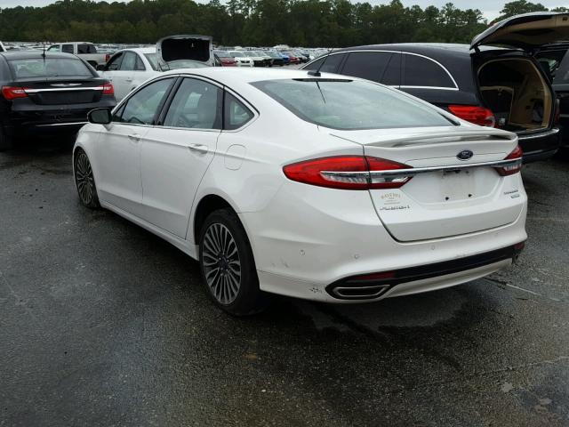 3FA6P0K9XHR102859 - 2017 FORD FUSION TIT WHITE photo 3