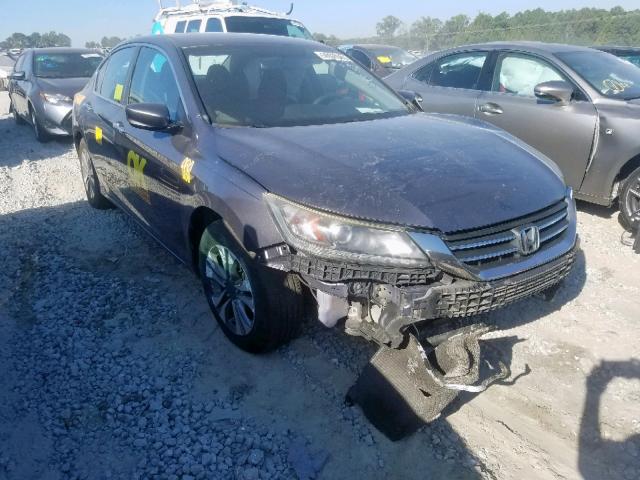 1HGCR2F38DA127175 - 2013 HONDA ACCORD LX GRAY photo 1