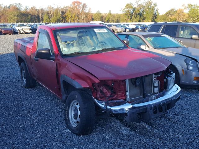 1GCDT148668179301 - 2006 CHEVROLET COLORADO BURGUNDY photo 1