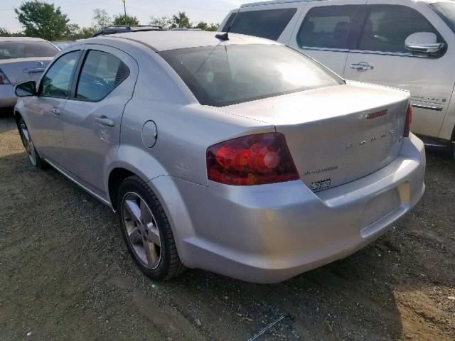 1B3BD2FG9BN572270 - 2011 DODGE AVENGER LU SILVER photo 3