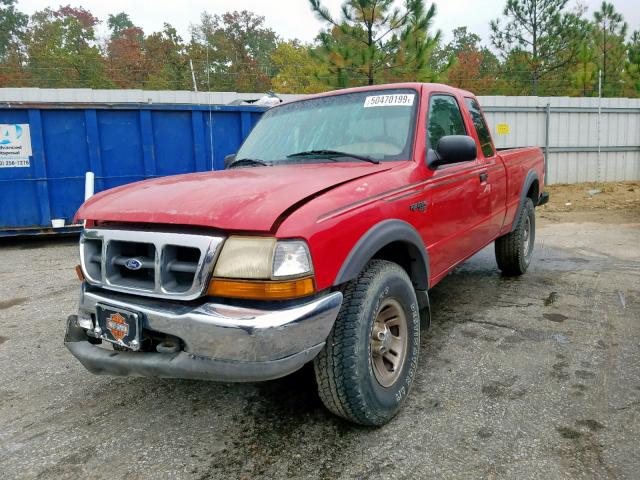 1FTZR15V8XPA96615 - 1999 FORD RANGER SUP RED photo 2