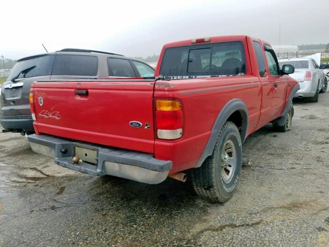 1FTZR15V8XPA96615 - 1999 FORD RANGER SUP RED photo 4