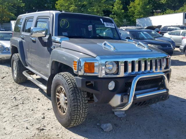 5GTEN13E588181364 - 2008 HUMMER H3 GRAY photo 1