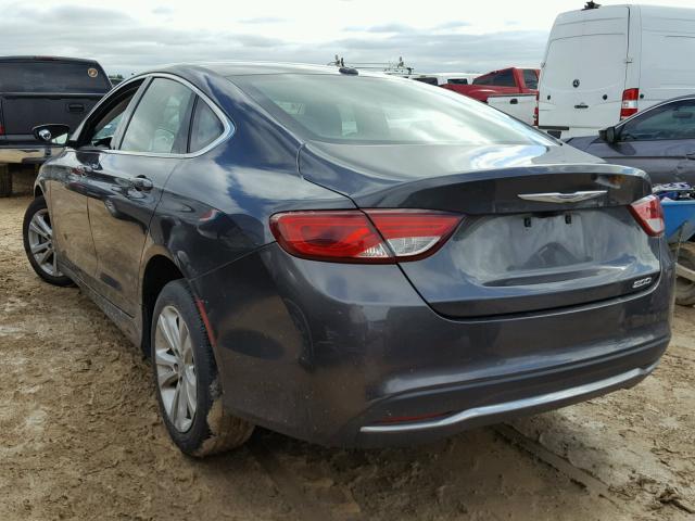 1C3CCCAB1FN615999 - 2015 CHRYSLER 200 LIMITE SILVER photo 3