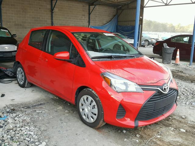 VNKKTUD37GA068187 - 2016 TOYOTA YARIS L RED photo 1