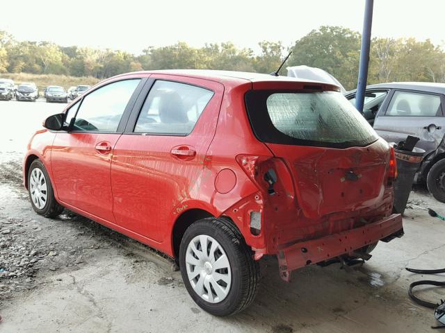 VNKKTUD37GA068187 - 2016 TOYOTA YARIS L RED photo 3