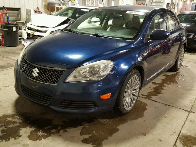 JS2RF9A32B6110668 - 2011 SUZUKI KIZASHI SE BLUE photo 2