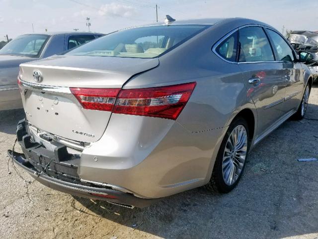 4T1BK1EB6JU272304 - 2018 TOYOTA AVALON XLE TAN photo 4