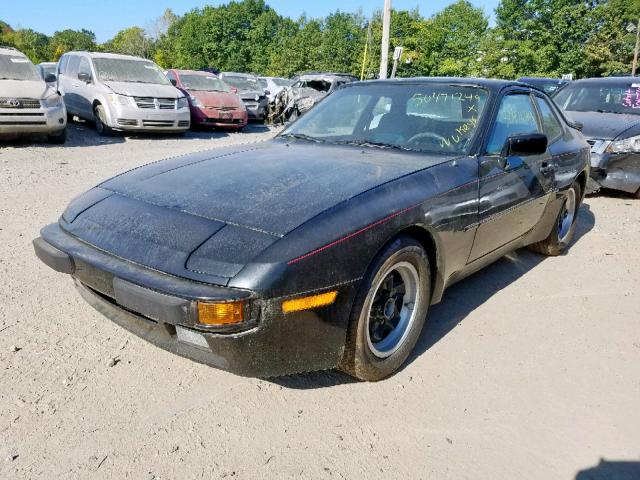 WP0AA0948EN464185 - 1984 PORSCHE 944 BLACK photo 2