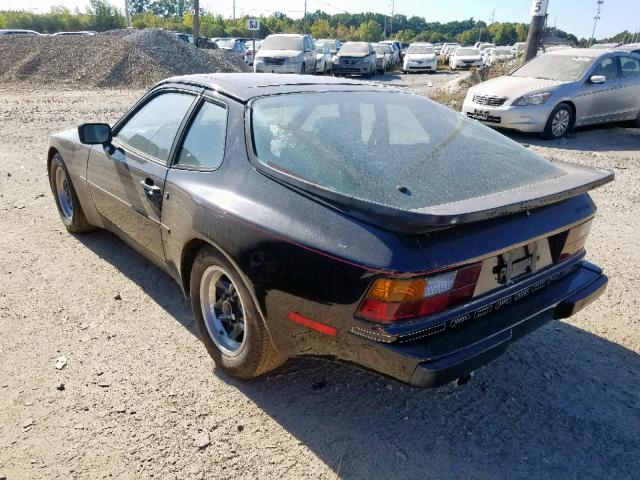 WP0AA0948EN464185 - 1984 PORSCHE 944 BLACK photo 3