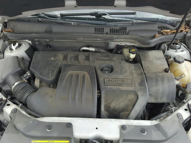 1G1AL18F087121617 - 2008 CHEVROLET COBALT LT SILVER photo 7