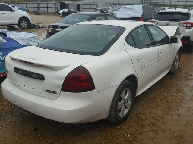 2G2WP552761277923 - 2006 PONTIAC GRAND PRIX WHITE photo 4