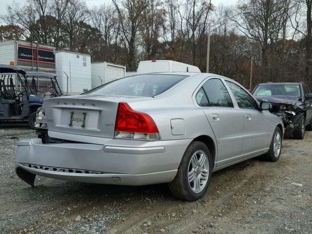 YV1RS592192728750 - 2009 VOLVO S60 2.5T SILVER photo 4