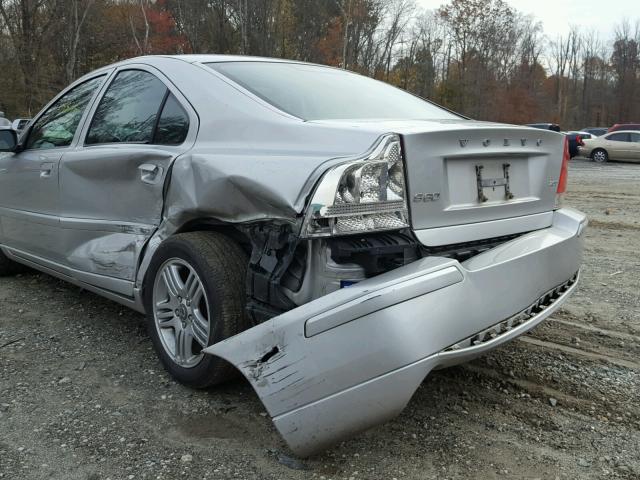 YV1RS592192728750 - 2009 VOLVO S60 2.5T SILVER photo 9