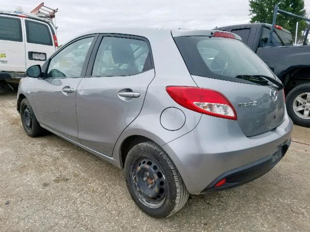 JM1DE1KY6E0181818 - 2014 MAZDA MAZDA2 SPO GRAY photo 3