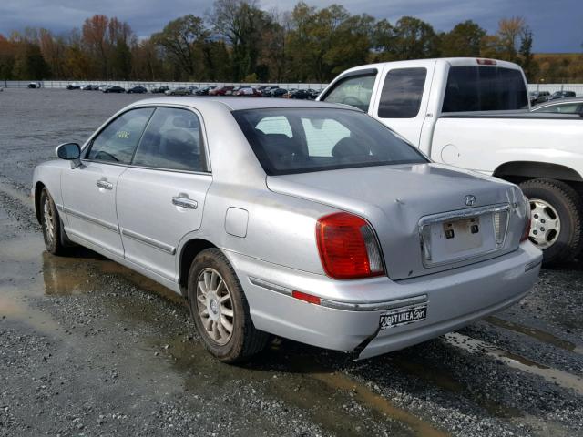 KMHFU45EX4A355330 - 2004 HYUNDAI XG 350 SILVER photo 3