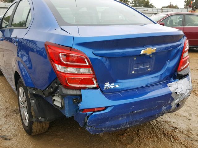 1G1JB5SH1H4161050 - 2017 CHEVROLET SONIC LS 蓝色 照片 9
