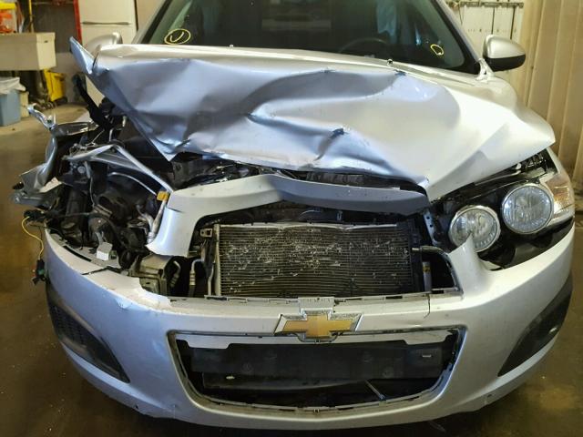 1G1JB5SH9C4123221 - 2012 CHEVROLET SONIC LS 灰色 照片 10