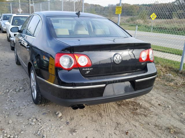 WVWAK73C98E227179 - 2008 VOLKSWAGEN PASSAT KOM BLACK photo 3