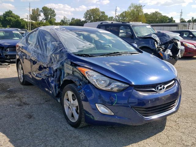 KMHDH4AE6DU534559 - 2013 HYUNDAI ELANTRA GL BLUE photo 1