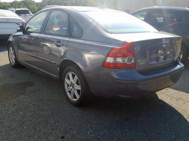 YV1MS390172268080 - 2007 VOLVO S40 2.4I GRAY photo 3