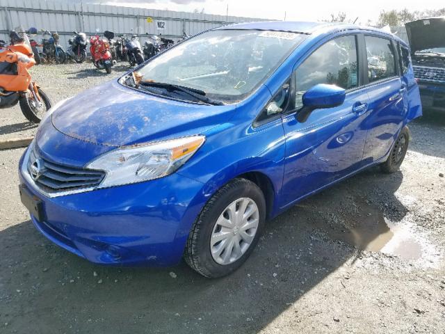 3N1CE2CP2FL421512 - 2015 NISSAN VERSA NOTE BLUE photo 2