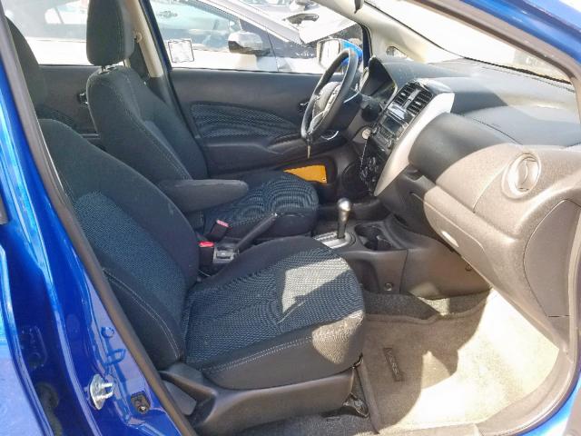 3N1CE2CP2FL421512 - 2015 NISSAN VERSA NOTE BLUE photo 5