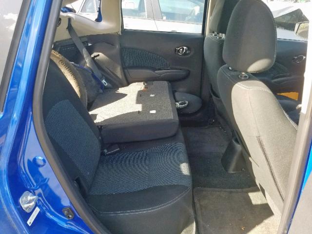 3N1CE2CP2FL421512 - 2015 NISSAN VERSA NOTE BLUE photo 6