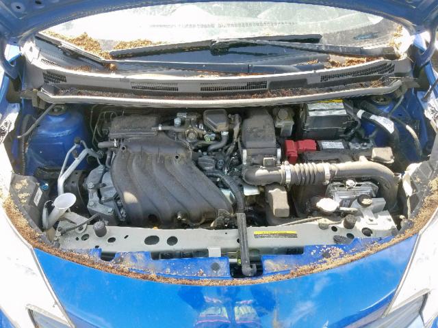 3N1CE2CP2FL421512 - 2015 NISSAN VERSA NOTE BLUE photo 7