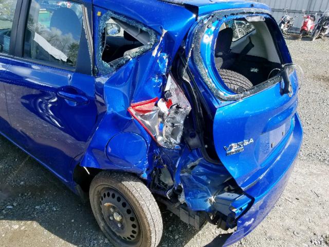 3N1CE2CP2FL421512 - 2015 NISSAN VERSA NOTE BLUE photo 9