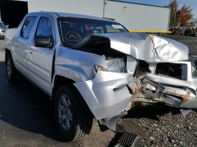 2HJYK16327H551858 - 2007 HONDA RIDGELINE SILVER photo 1