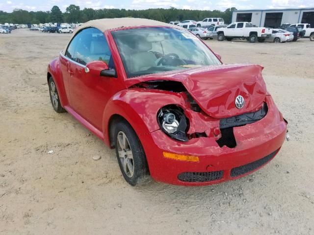 3VWPF31Y16M305920 - 2006 VOLKSWAGEN NEW BEETLE წითელი ფოტო 1