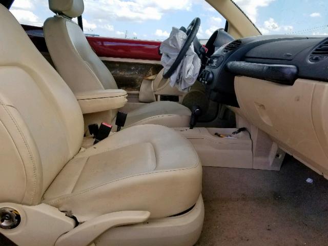 3VWPF31Y16M305920 - 2006 VOLKSWAGEN NEW BEETLE წითელი ფოტო 5